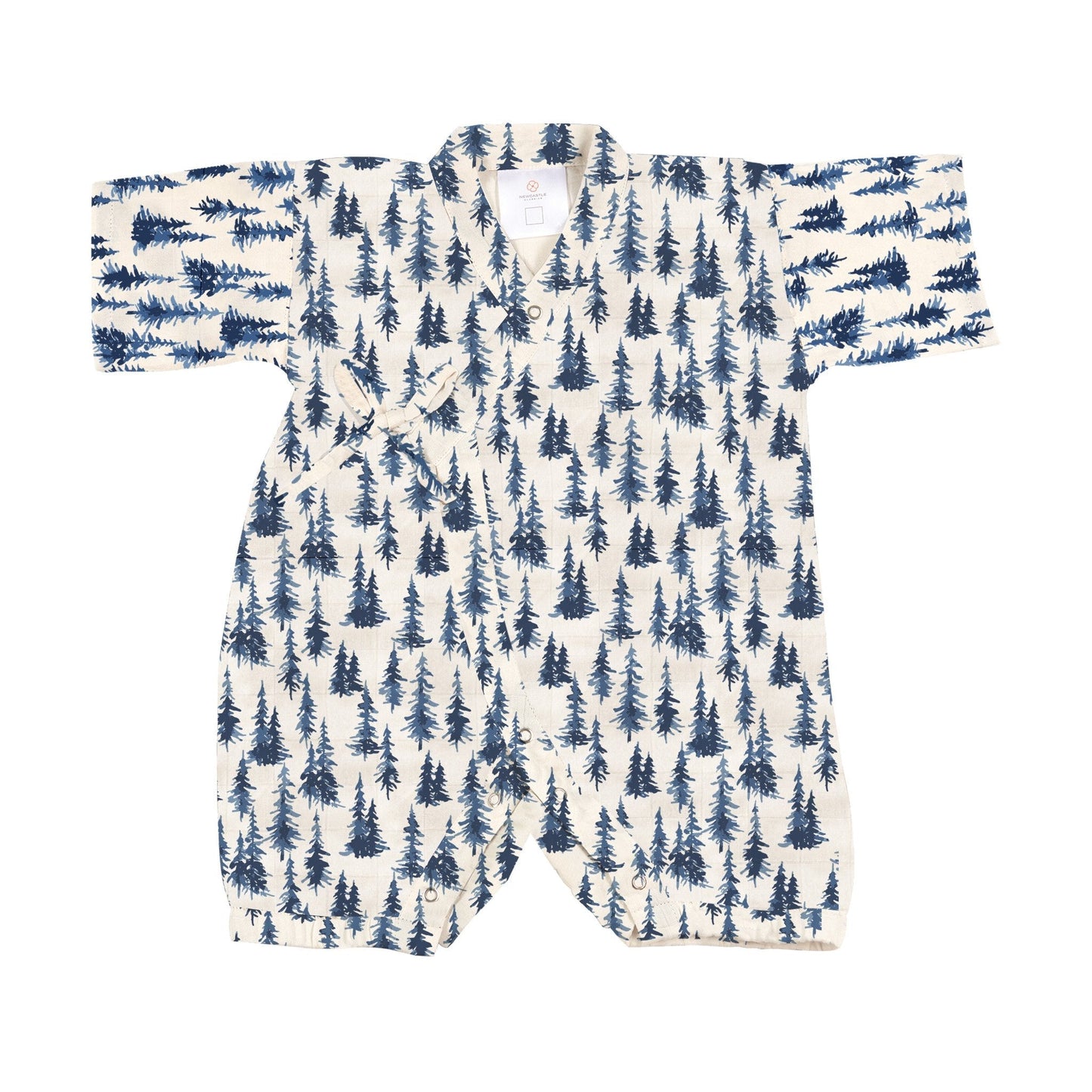 Patapata# ndigo Forest Bamboo Newcastle Mini Kimono Jumpsuit