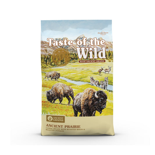 Patapata# Taste of the Wild Ancient Prairie Dry Dog Food (Roasted Bison & Roasted Venison with Ancient Grains)