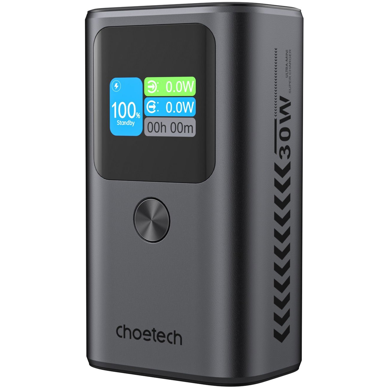 ChoeTech 10,000mAh PD30W 3Ports and TFT Display Power Bank (B701)-0