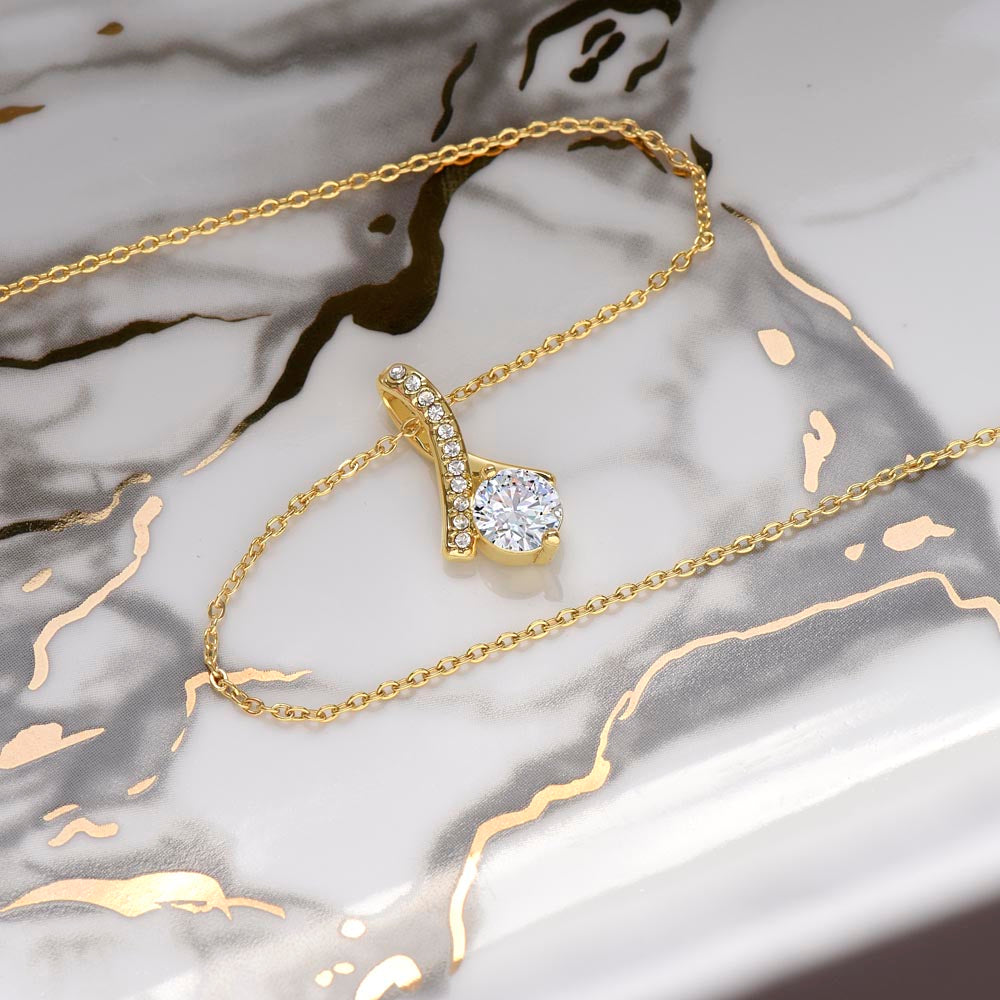 Patapata# Alluring Beauty Necklace ( Yellow & White Gold Variants )