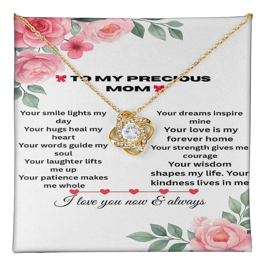 Patapata# ! Love Knot Necklace (Yellow  & White Gold Variants )