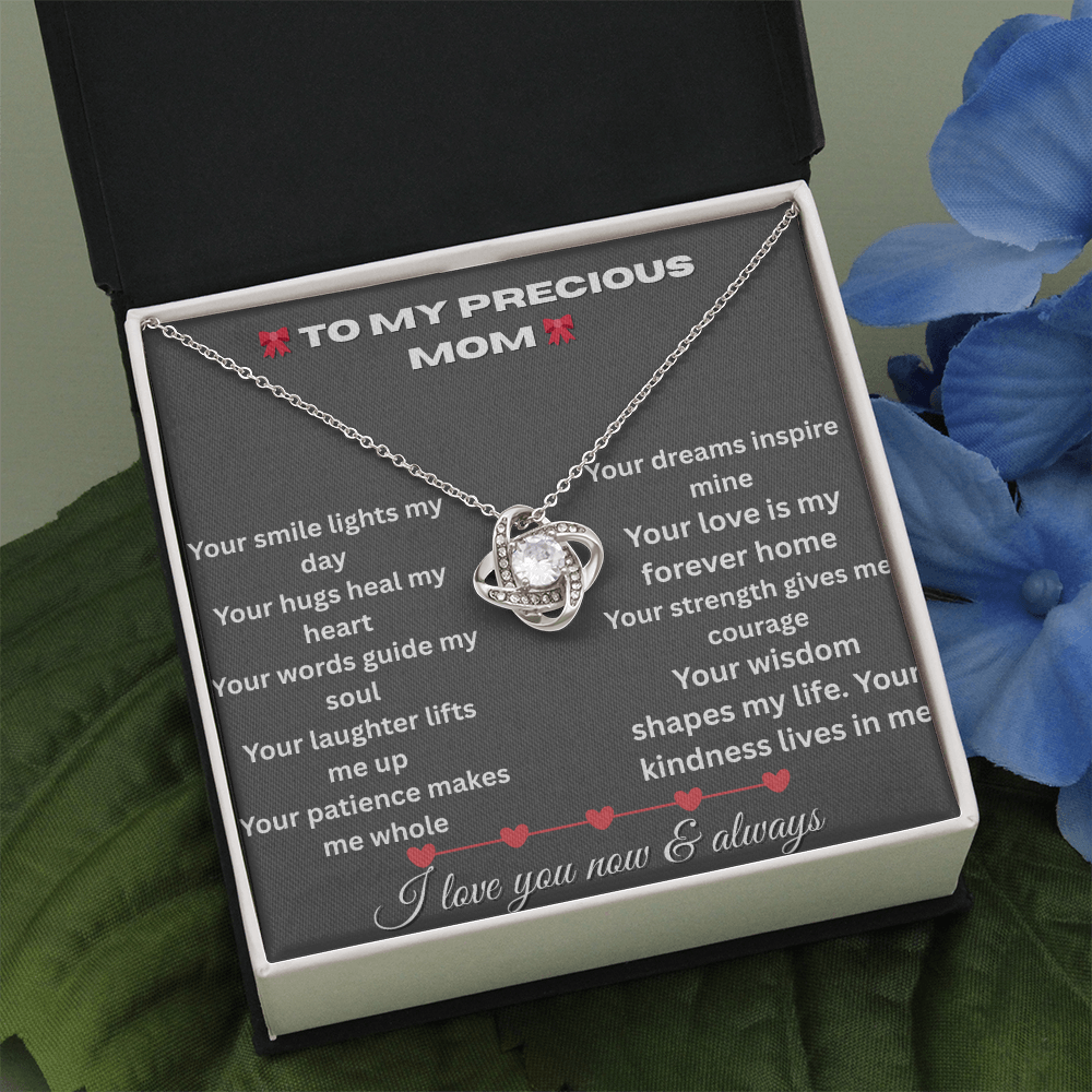 Patapata# ! Love Knot Necklace (Yellow  & White Gold Variants )5