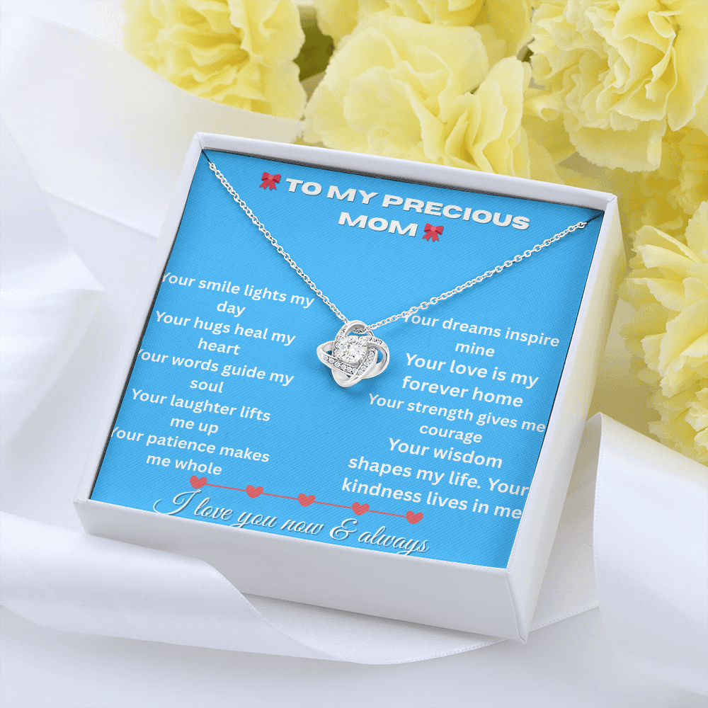 Patapata# ! Love Knot Necklace (Yellow  & White Gold Variants )4