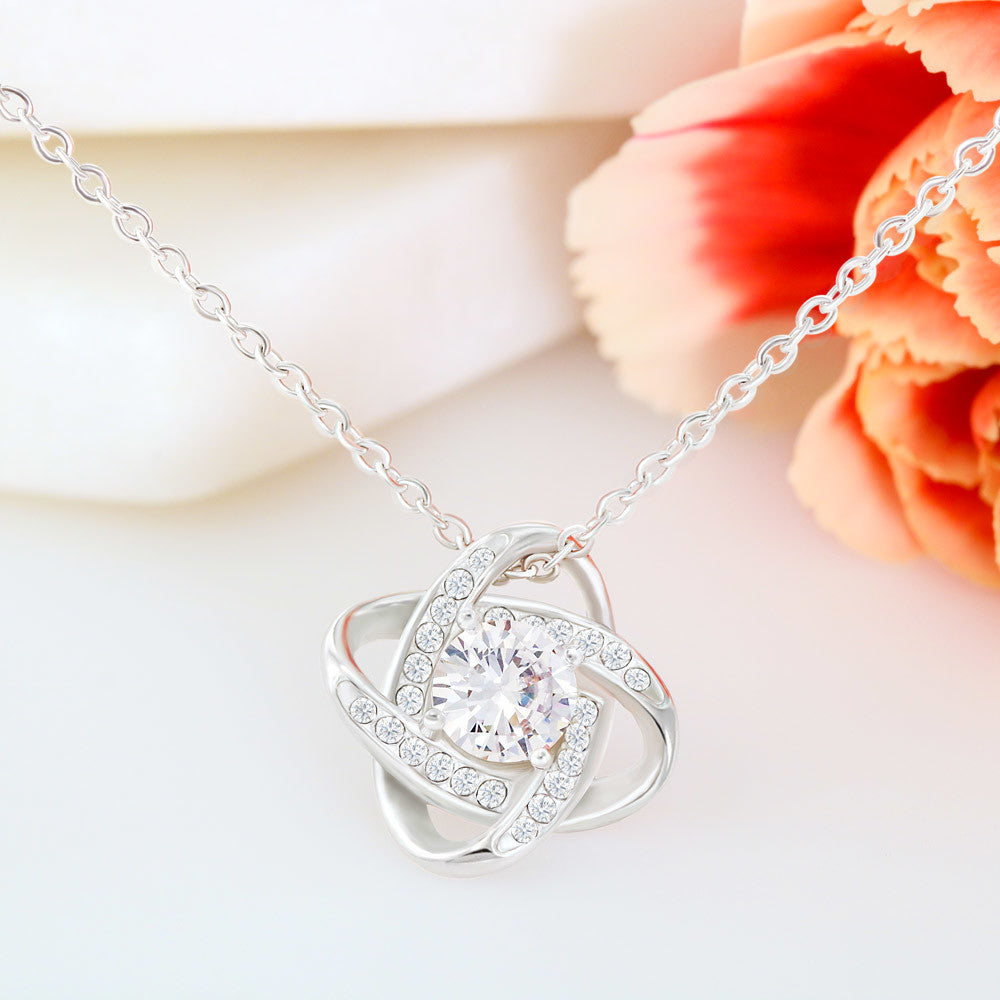 Patapata# ! Love Knot Necklace (Yellow & White Gold Variants) 2