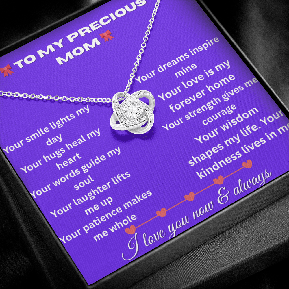 Patapata# ! Love Knot Necklace (Yellow  & White Gold Variants )7