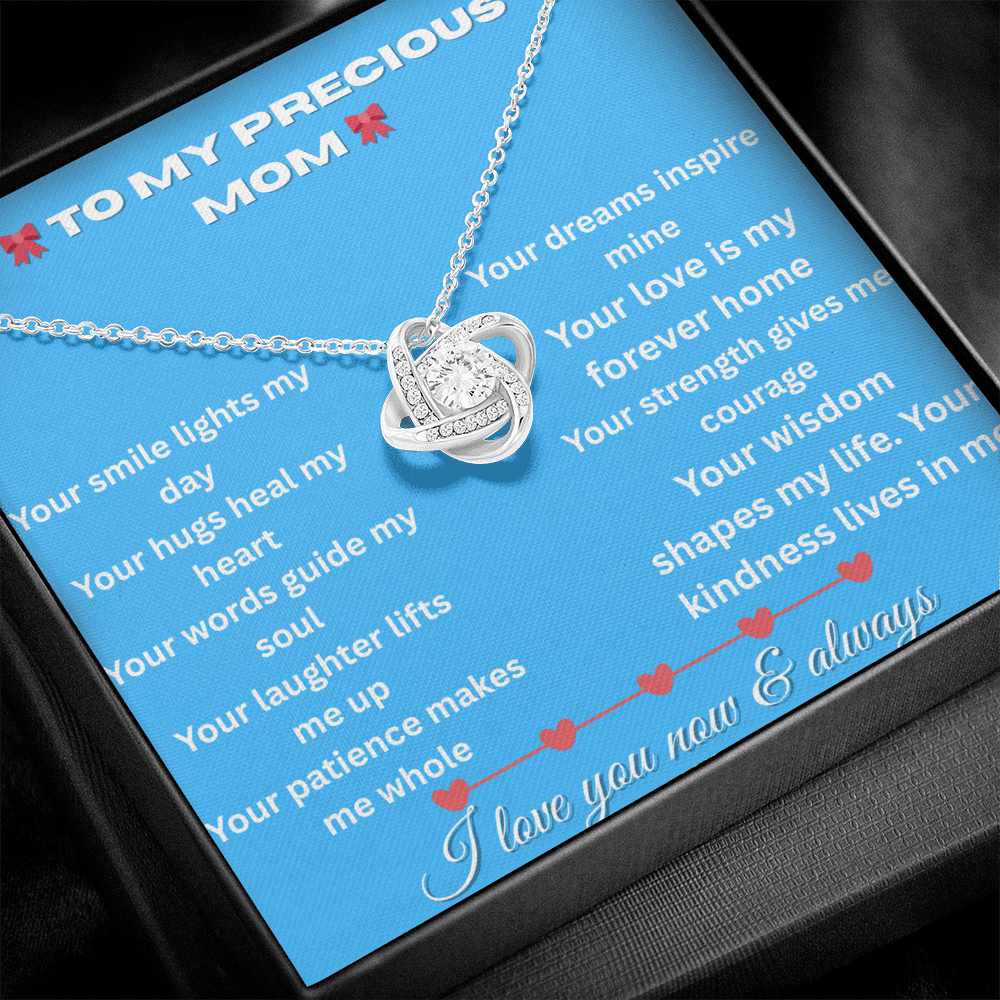 Patapata# ! Love Knot Necklace (Yellow  & White Gold Variants )4
