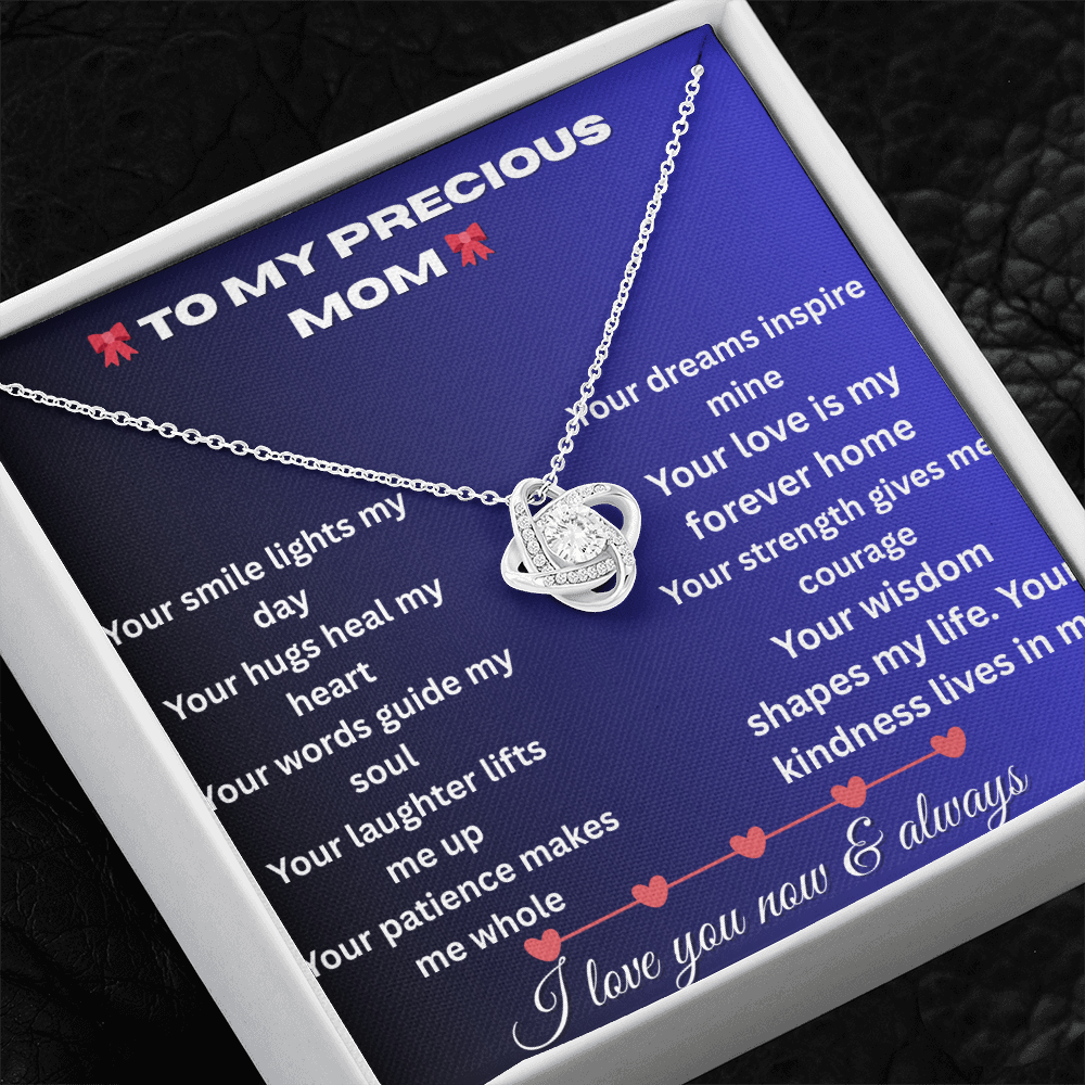 Patapata# ! Love Knot Necklace (Yellow  & White Gold Variants )8
