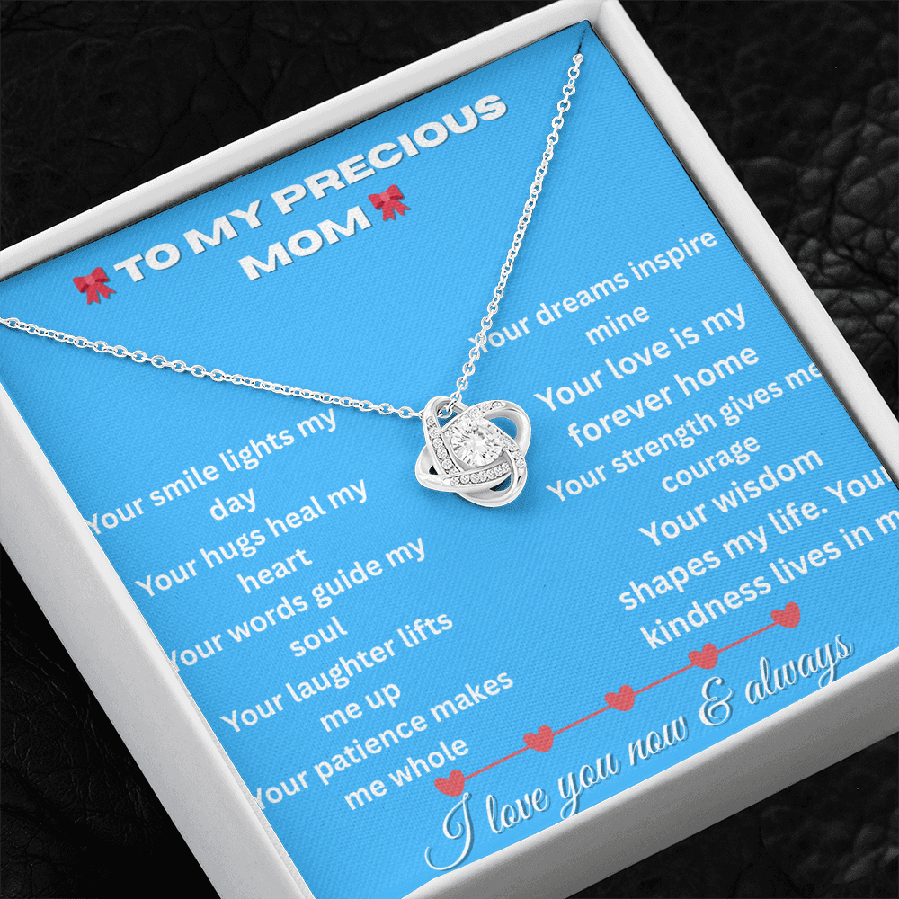 Patapata# ! Love Knot Necklace (Yellow  & White Gold Variants )4