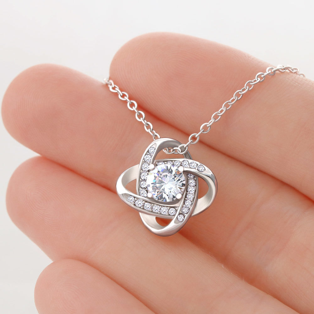 Patapata# ! Love Knot Necklace (Yellow  & White Gold Variants )4