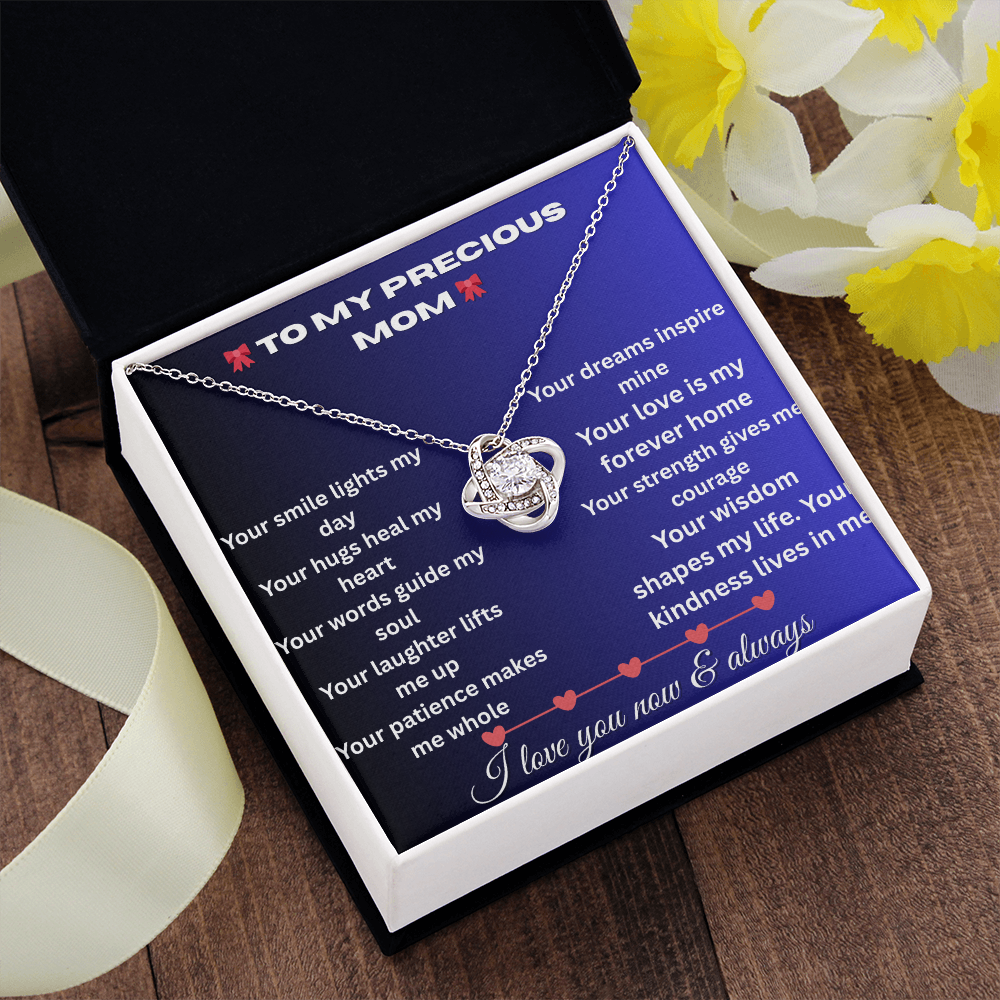 Patapata# ! Love Knot Necklace (Yellow  & White Gold Variants )8
