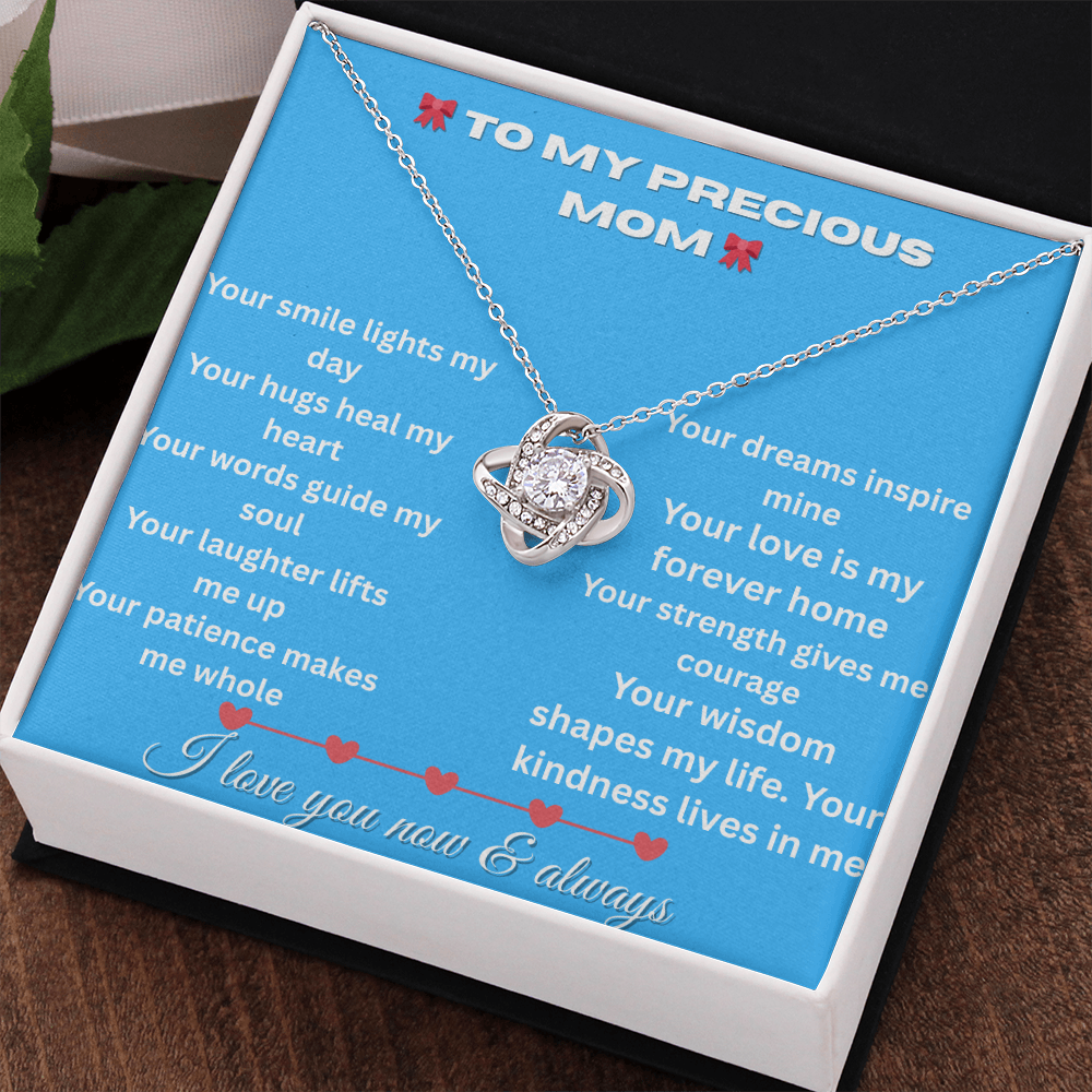 Patapata# ! Love Knot Necklace (Yellow  & White Gold Variants )4