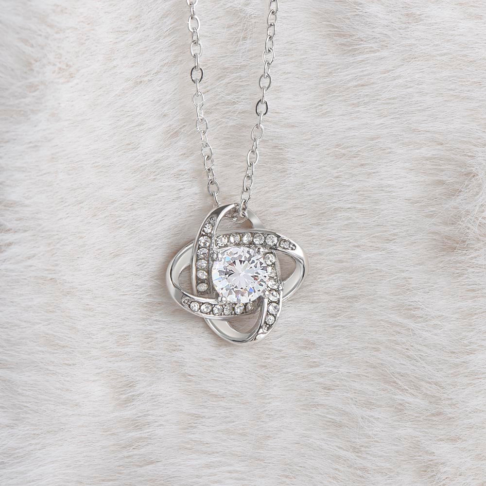 Patapata# ! Love Knot Necklace (Yellow  & White Gold Variants )4