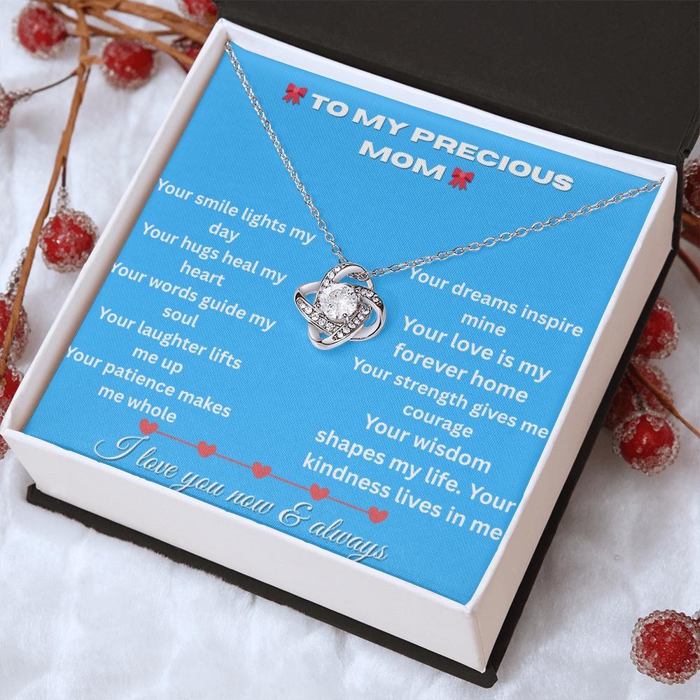 Patapata# ! Love Knot Necklace (Yellow  & White Gold Variants )4