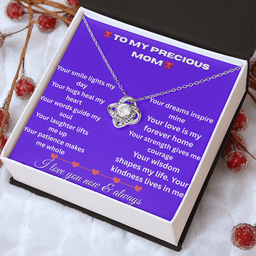 Patapata# ! Love Knot Necklace (Yellow  & White Gold Variants )7