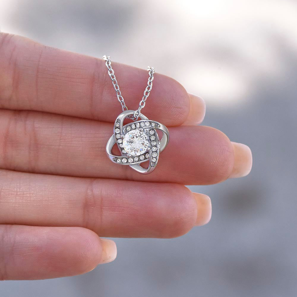 Patapata# ! Love Knot Necklace (Yellow  & White Gold Variants )5