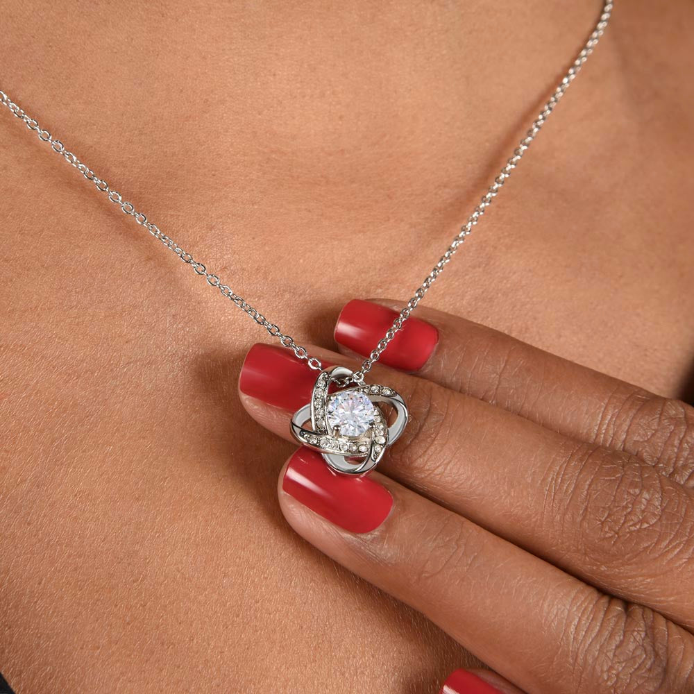 Patapata# ! Love Knot Necklace (Yellow  & White Gold Variants )4