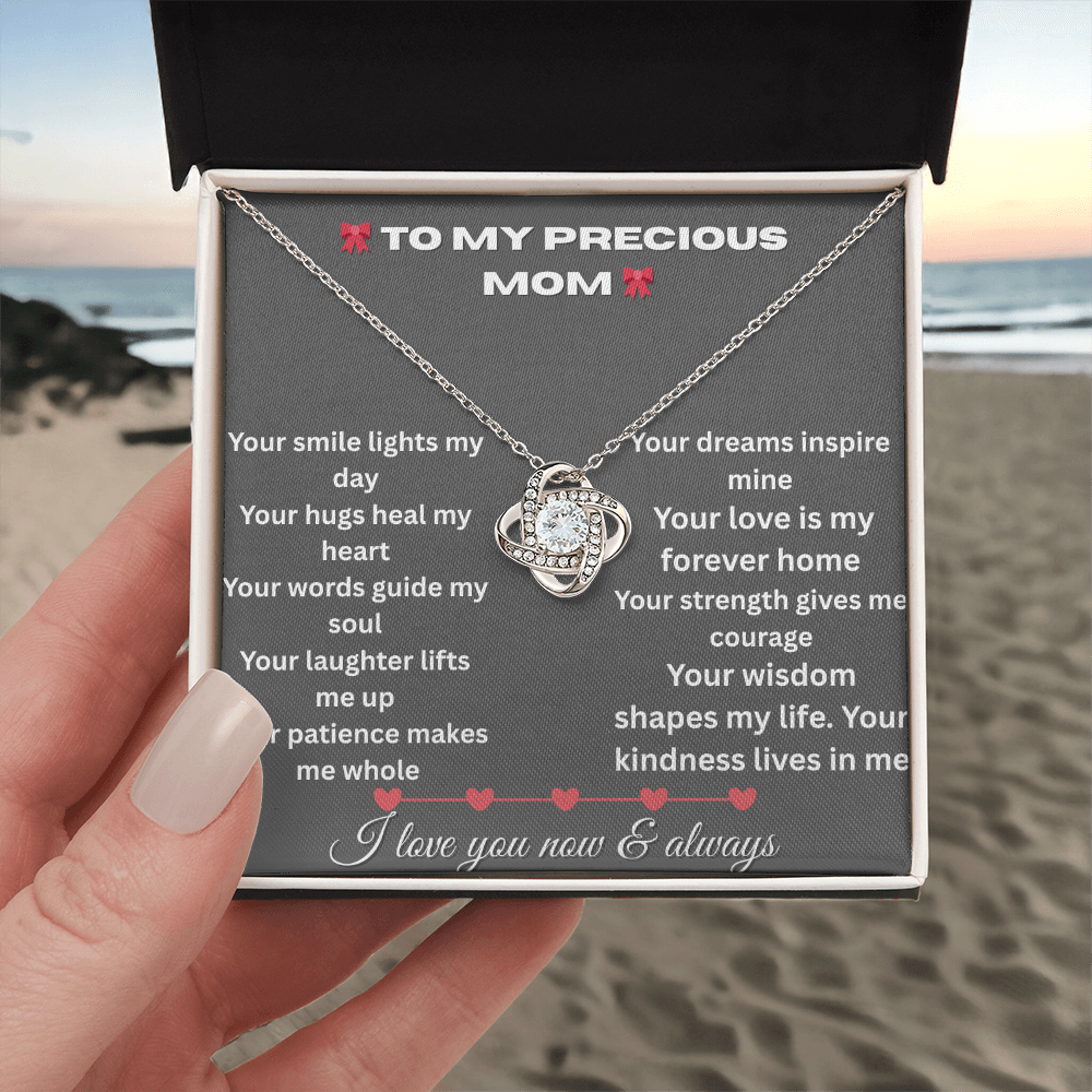 Patapata# ! Love Knot Necklace (Yellow  & White Gold Variants )5