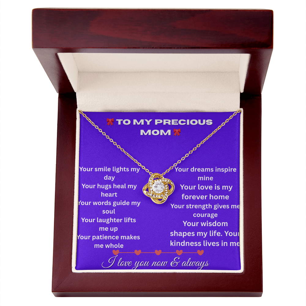 Patapata# ! Love Knot Necklace (Yellow  & White Gold Variants )7