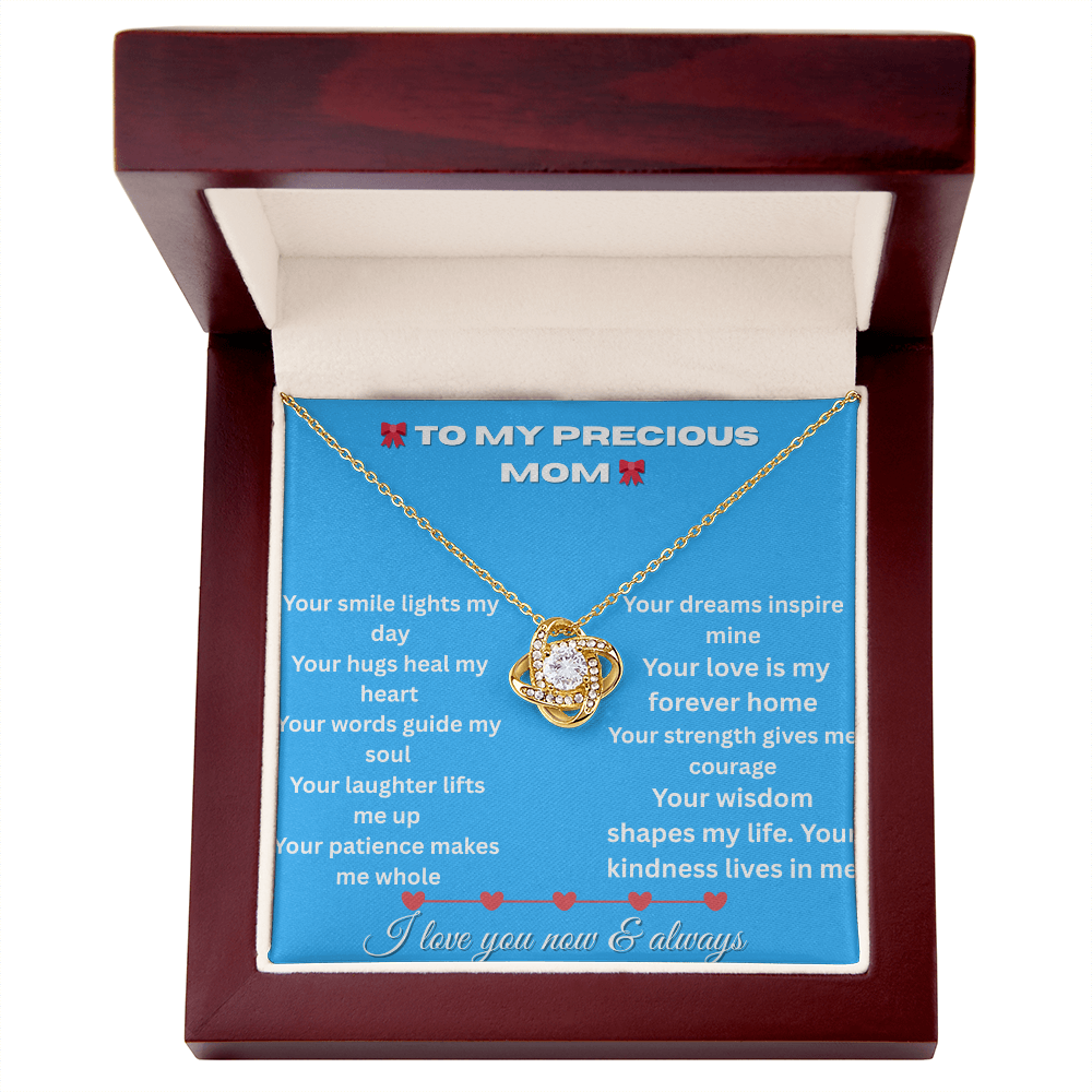 Patapata# ! Love Knot Necklace (Yellow  & White Gold Variants )4