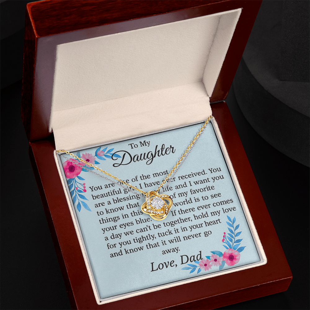 Patapata# ! Love Knot Necklace (Yellow & White Gold Variants) 5