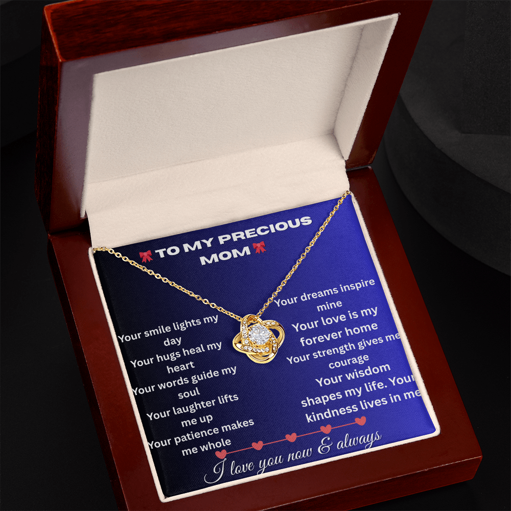 Patapata# ! Love Knot Necklace (Yellow  & White Gold Variants )8
