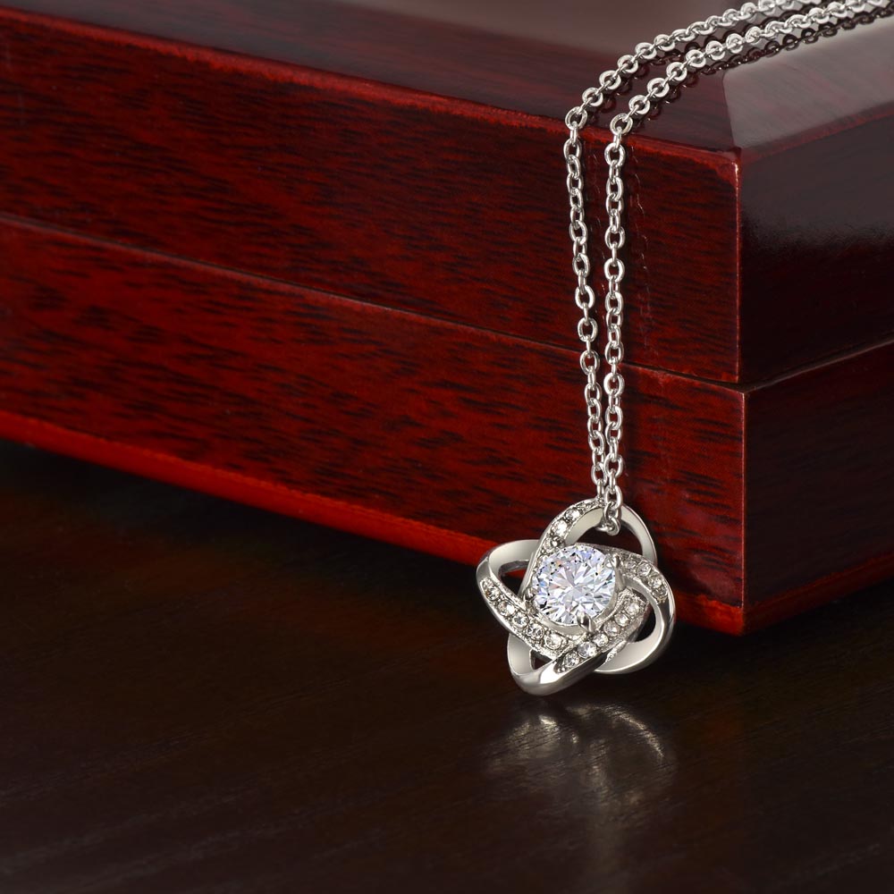 Patapata# ! Love Knot Necklace (Yellow & White Gold Variants) 5