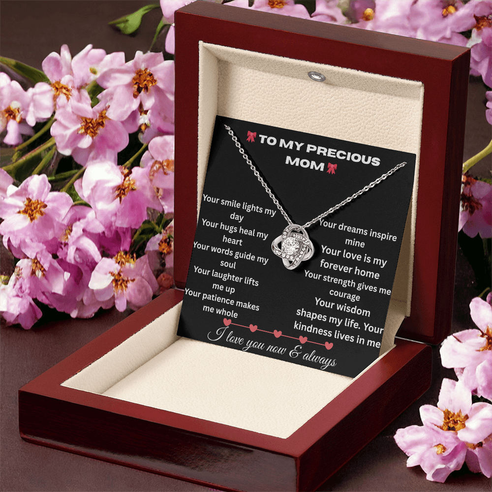 Patapata# ! Love Knot Necklace (Yellow  & White Gold Variants )3
