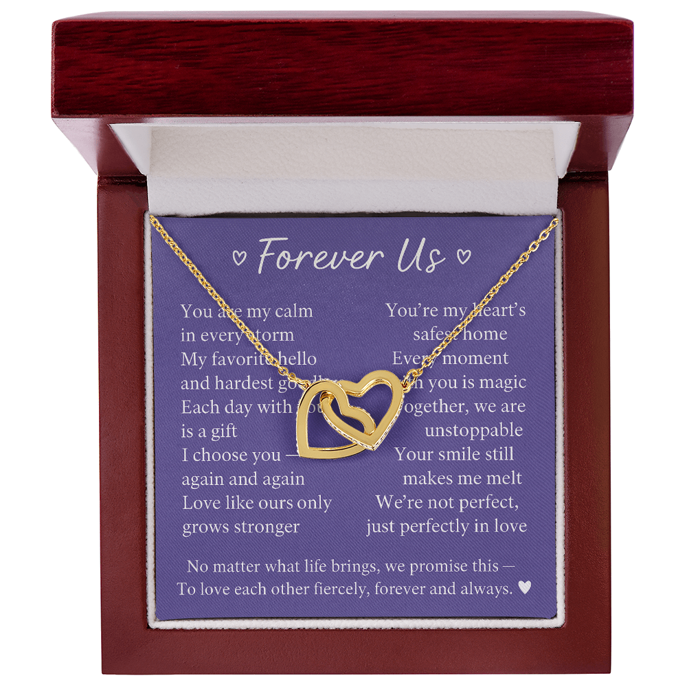 Patapata Interlocking Hearts Necklace (Yellow & White Gold Variants)1