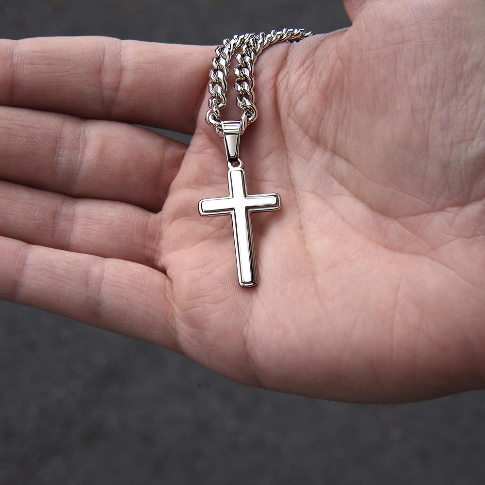 Patapata# Cuban Link Chain With Artisan Cross (AF)!!!