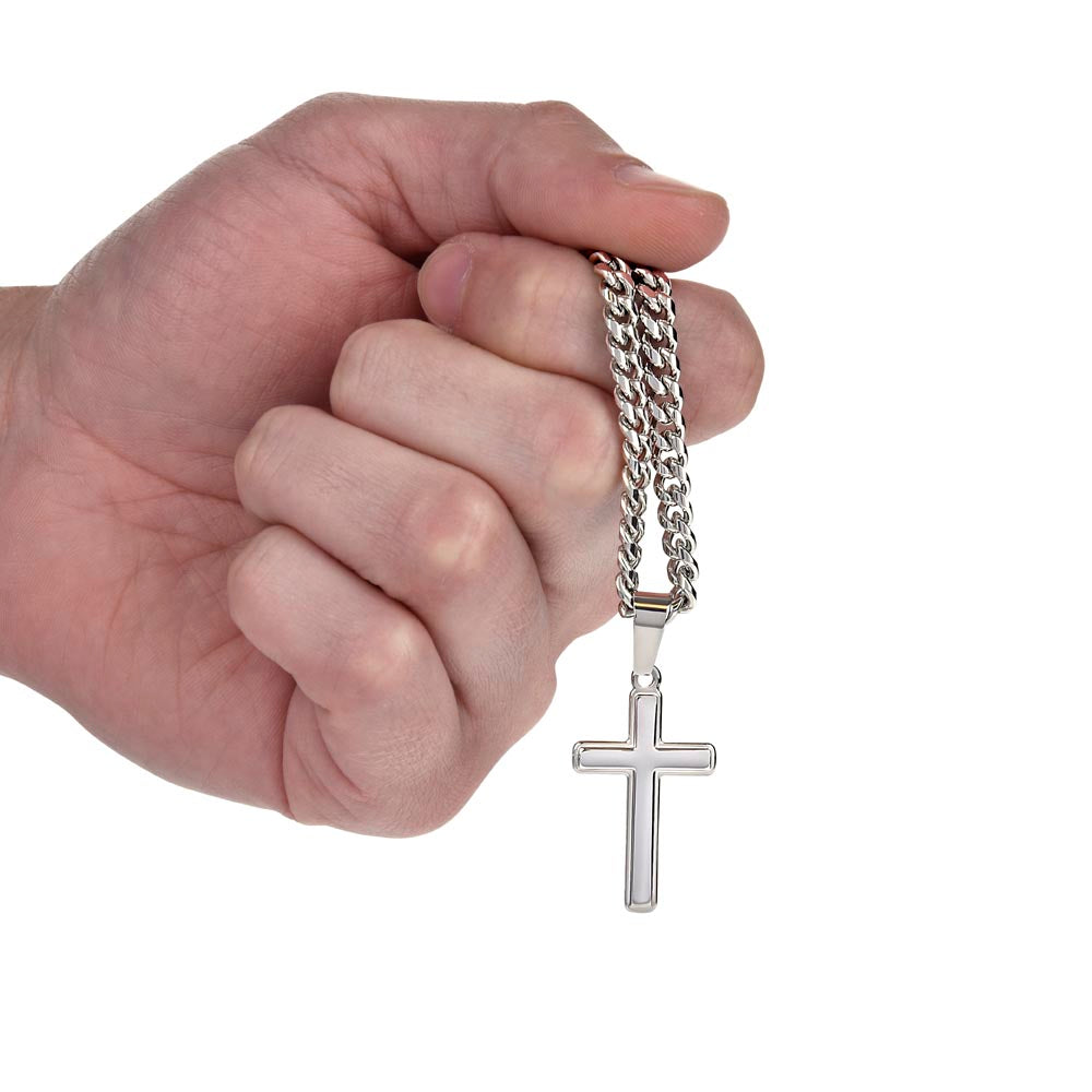 Patapata# Cuban Link Chain With Artisan Cross (AF)!!!