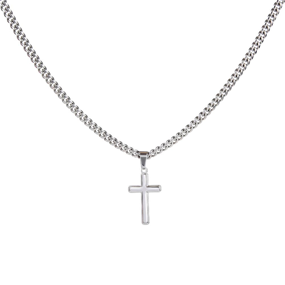 Patapata# Cuban Link Chain With Artisan Cross (AF)!!!