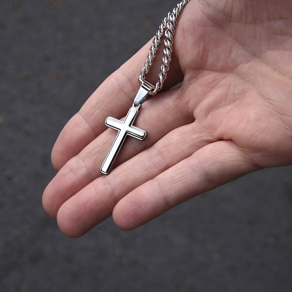 Patapata# Cuban Link Chain With Artisan Cross (AF)!!!