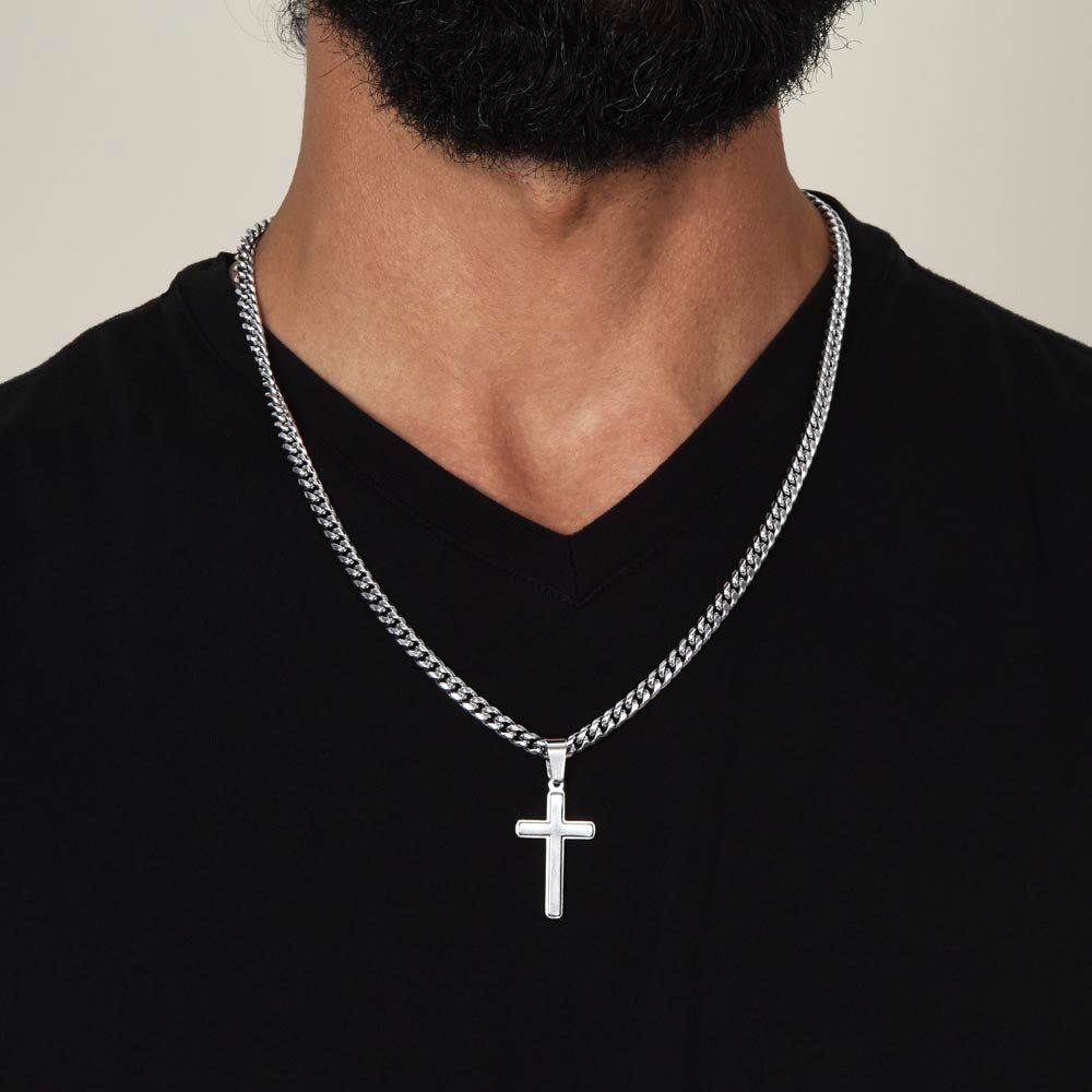 Patapata# Cuban Link Chain With Artisan Cross (AF)!!!