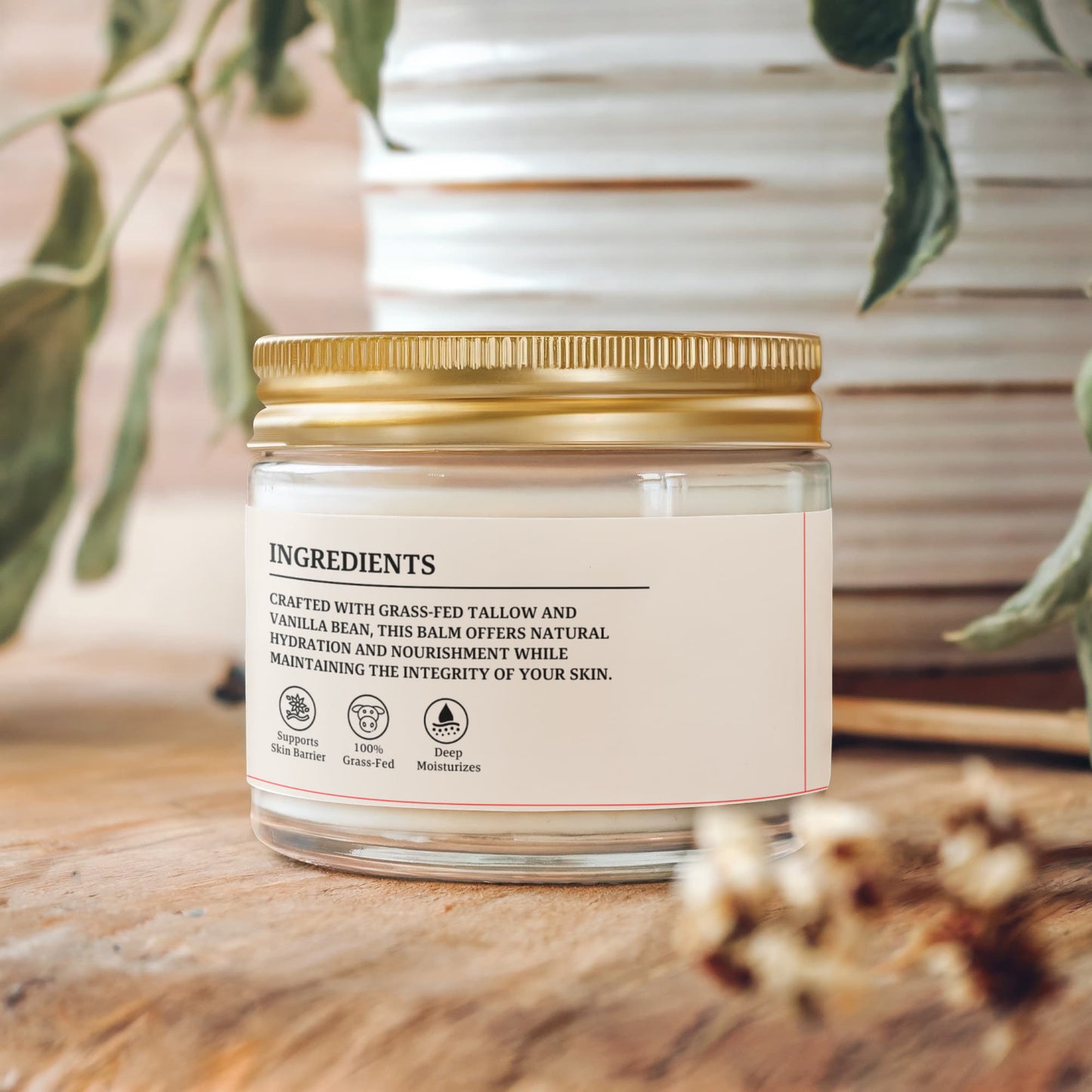 Patapata# ! Whipped Grass-Fed Tallow Balm with Vanilla Bean