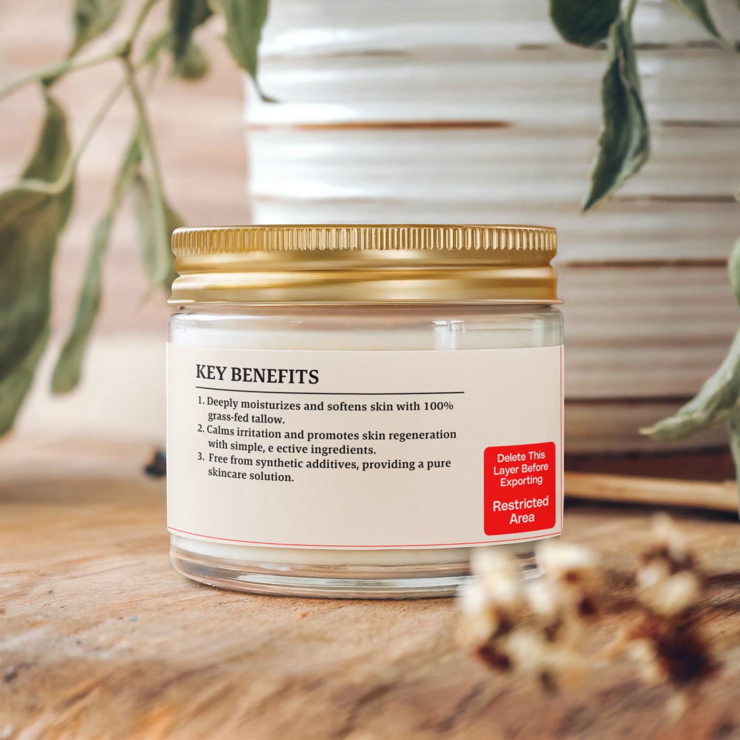 Patapata# ! Whipped Grass-Fed Tallow Balm with Vanilla Bean