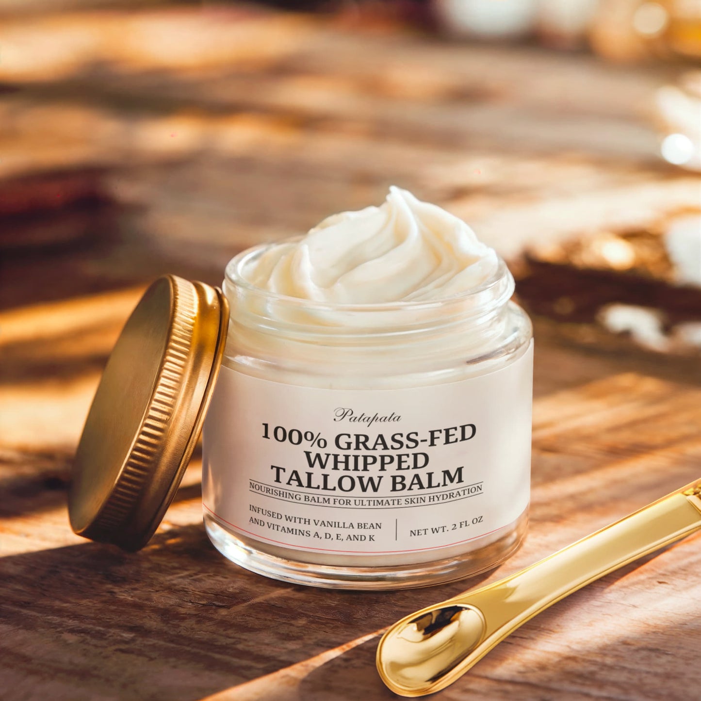 Patapata# ! Whipped Grass-Fed Tallow Balm with Vanilla Bean