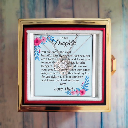 Patapata# ! Love Knot with Rotating Rose Gift Box 5