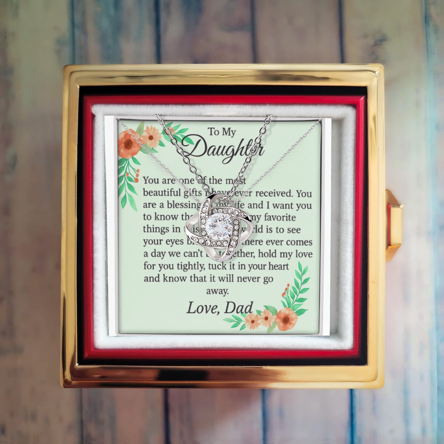 Patapata# ! Love Knot with Rotating Rose Gift Box 2