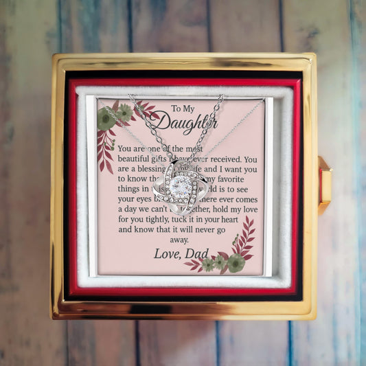 Patapata# ! Love Knot with Rotating Rose Gift Box 4