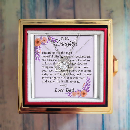 Patapata# ! Love Knot with Rotating Rose Gift Box 3