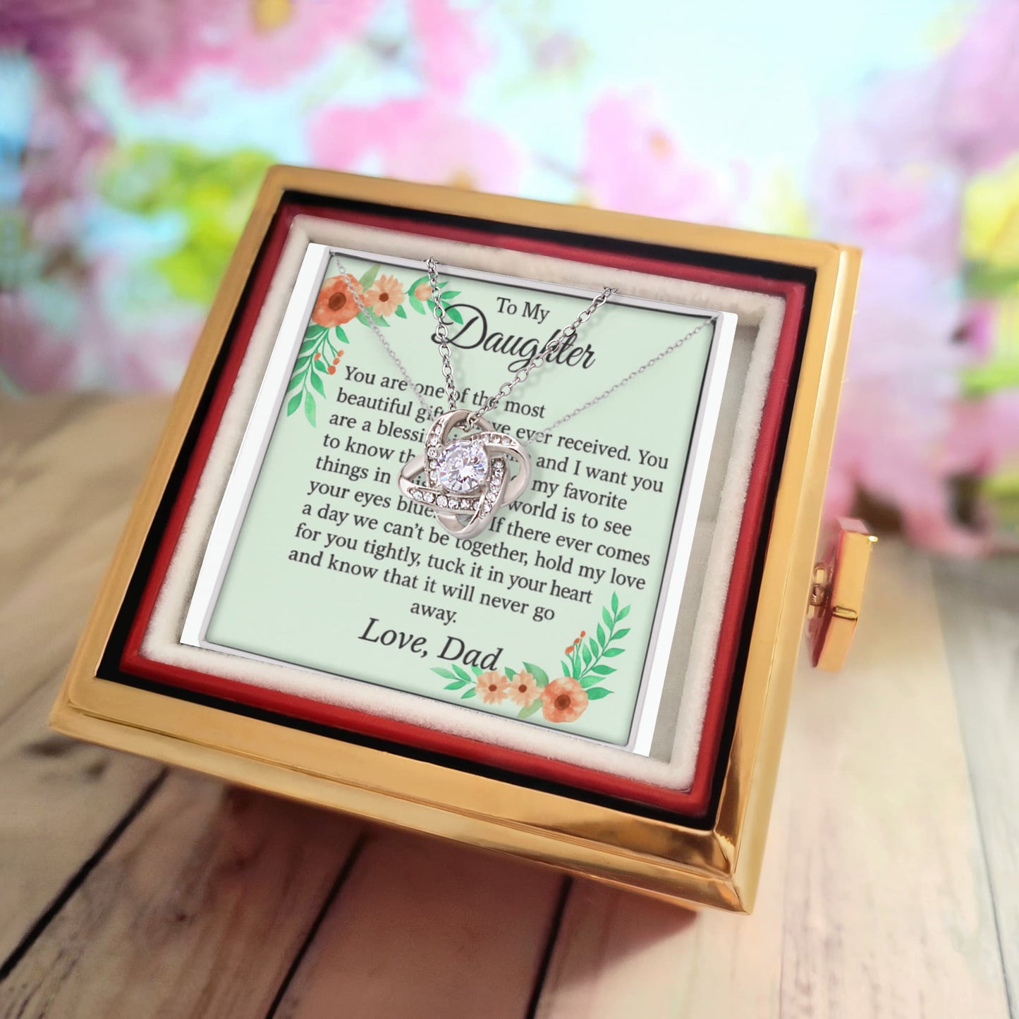 Patapata# ! Love Knot with Rotating Rose Gift Box 2