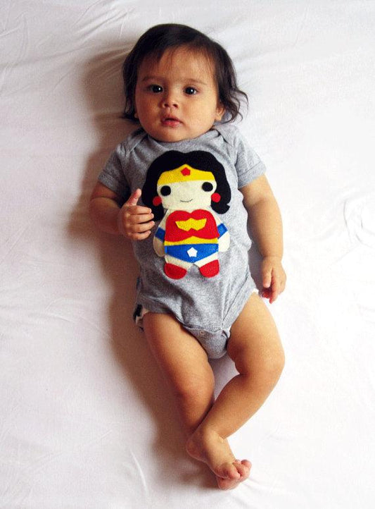 Patapata# Super Hero Onesie - Wonder Girl